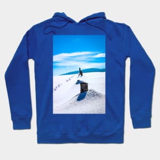 Beautiful winter day in the mountains - Italy Hoodie